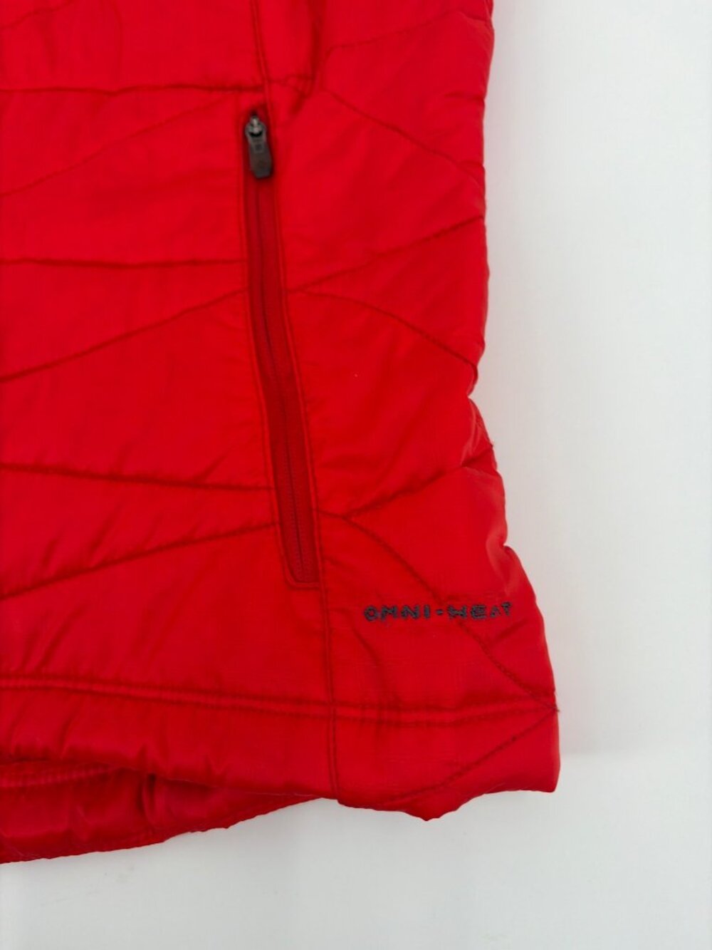 Columbia Womens Medium Insulated Omni Heat Heavenly II Vest Red Quilted Outdoor - Picture 7 of 9